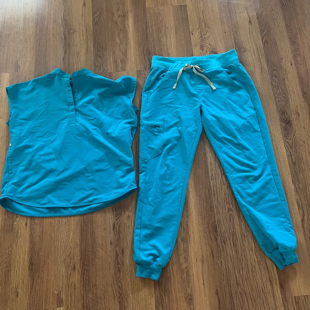 Figs teal scrubs